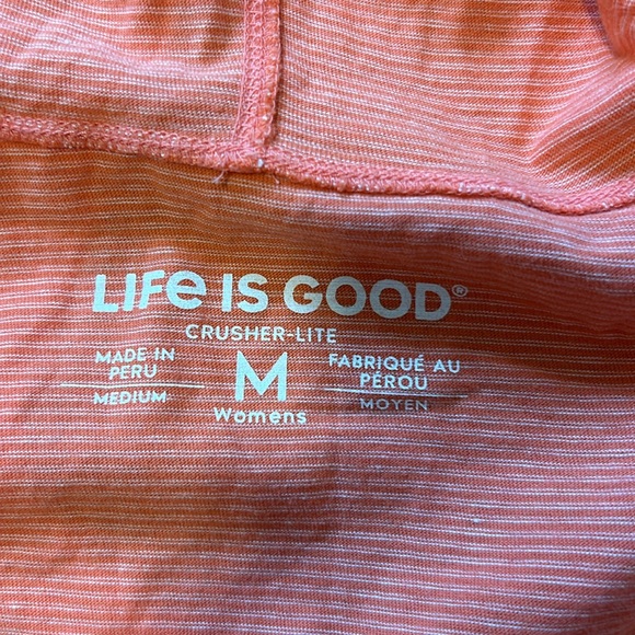 Life is Good Coral Hoodie - Picture 9 of 11